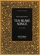 Ten Blake Songs Vocal Solo & Collections sheet music cover